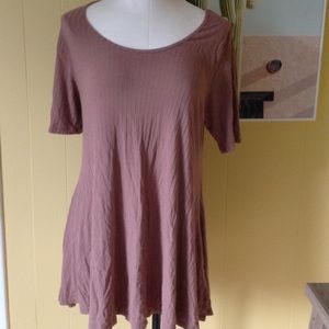 Lularoe Perfect Tee xl in brown ribbed